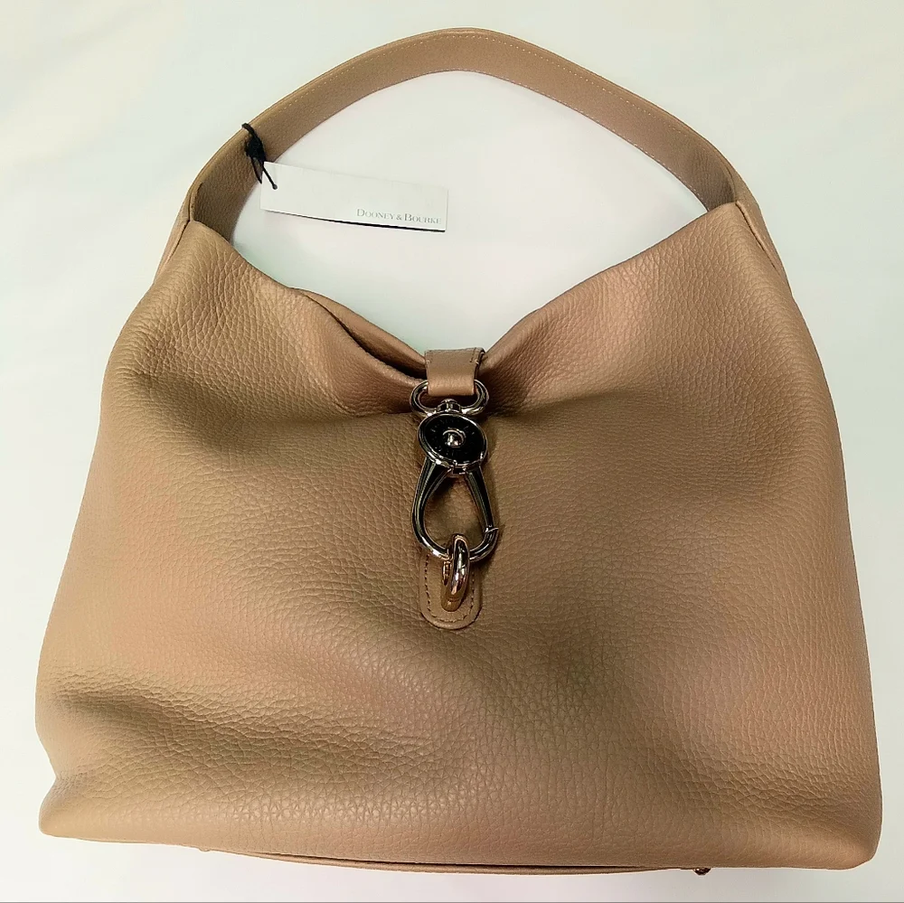 Dooney & Bourke Samba Logo Lock Sac with Keyring NWT - Picture 1 of 12